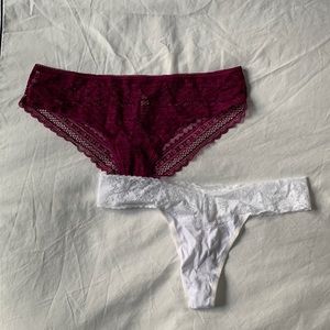 Victoria’s Secret Lace Panty & Thong